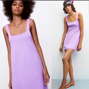 Zara Lavender Mini Dress